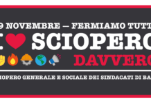 29 novembre sciopero generale dei COBAS e altri sindacati, con manifestazioni territoriali. A Roma corteo da P. Indipendenza (ore 9.30) a P. Barberini